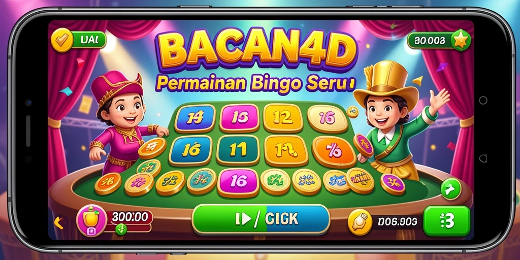 Tampilan aksi gameplay seru dari permainan Bingo