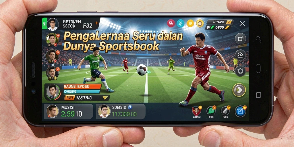 Screenshot F32 menampilkan taruhan olahraga secara langsung dan interaktif.