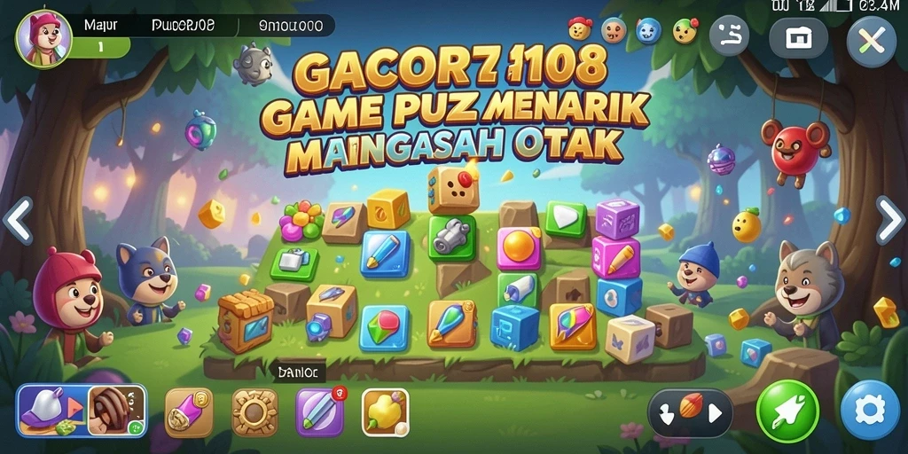 Tampilan gameplay GACOR108 yang menantang dan menyenangkan.