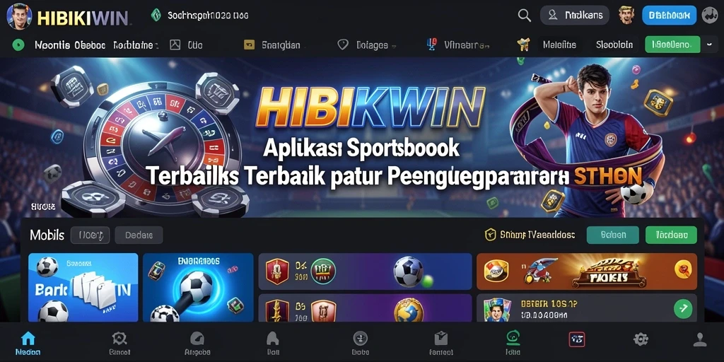 Screenshot HIBIKIWIN menampilkan fitur taruhan olahraga secara langsung.
