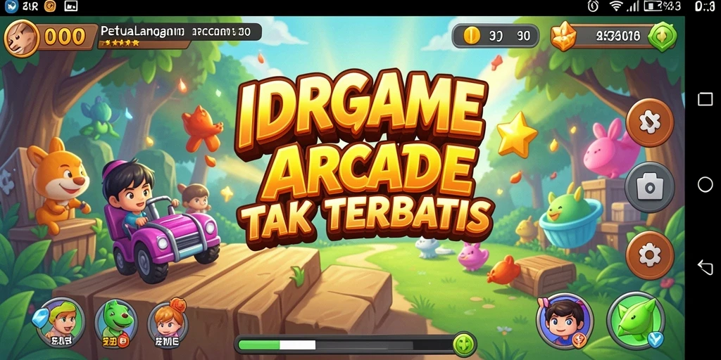 Tampilan seru dan menarik dari gameplay IDRGAME.