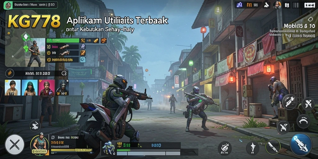 Tampilan antarmuka KG778 yang intuitif dan fungsional.