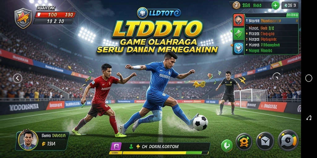 Visual menarik dari gameplay LTDTOTO yang penuh aksi olahraga.