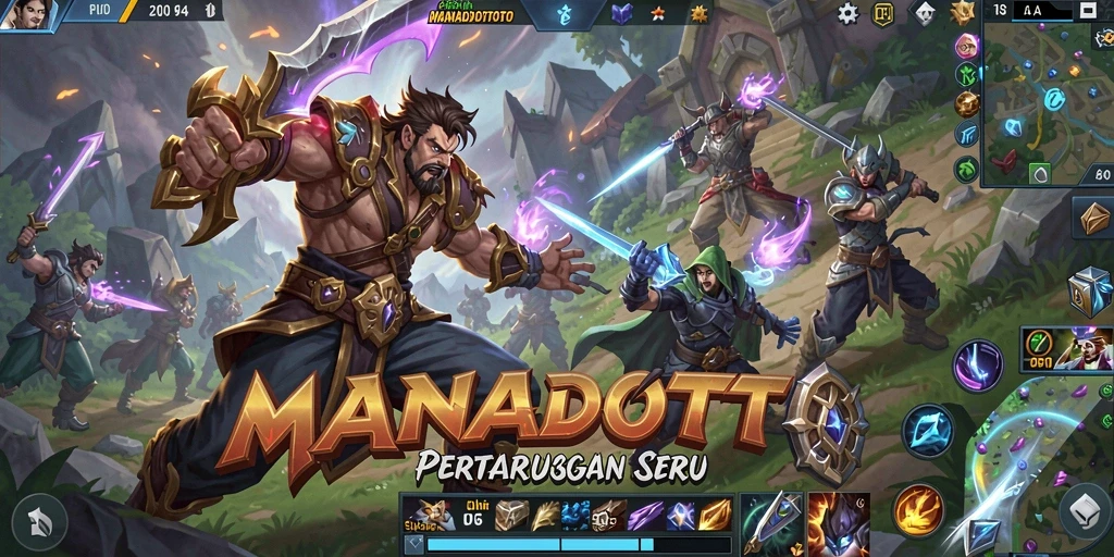 Tampilan menarik dari gameplay <strong>MANADOTOTO</strong> yang penuh aksi dan strategi.