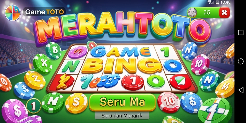 Tampilan gameplay MERAHTOTO yang seru dan interaktif.