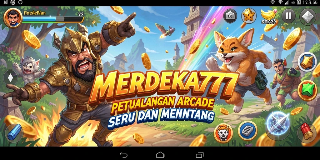 Gameplay seru <strong>MERDEKA777</strong> dengan grafis menakjubkan dan tantangan menarik.