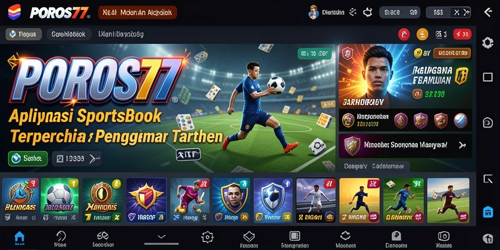 Tampilan gameplay POROS77 yang menegangkan saat bertaruh.