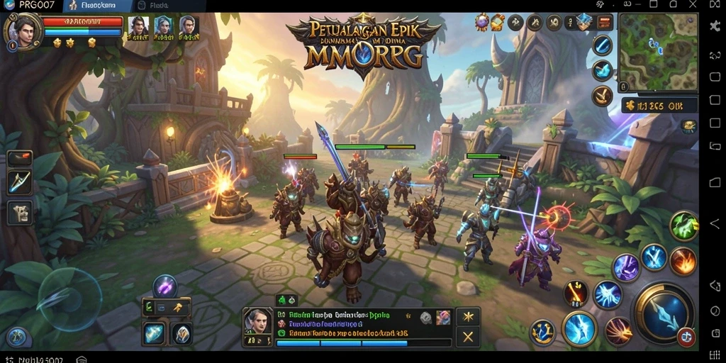 Screenshot dari gameplay seru dan mendebarkan di PRG007.