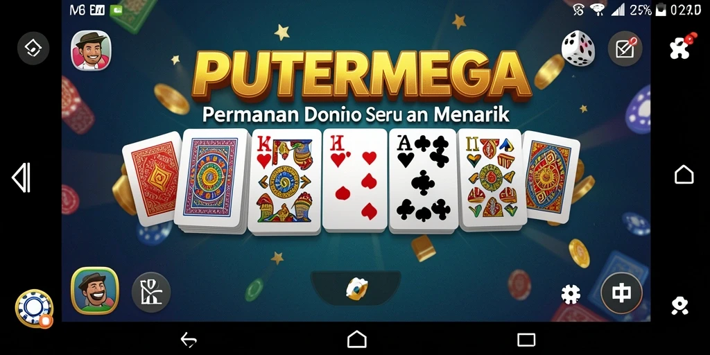 Tampilan gameplay Domino yang mengasyikkan di PUTERMEGA.