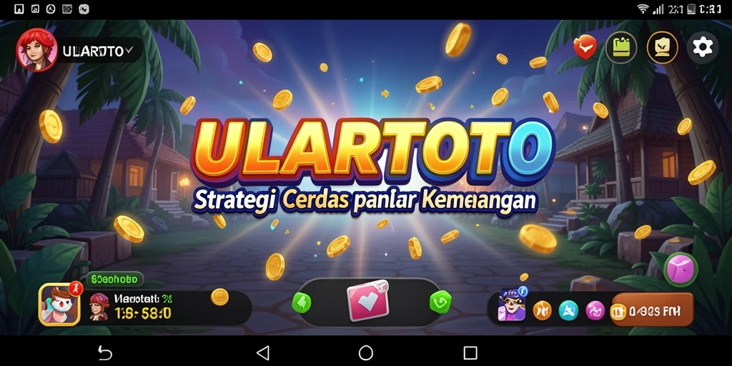 Tampilan gameplay ULARTOTO menampilkan aksi strategi yang mendebarkan.